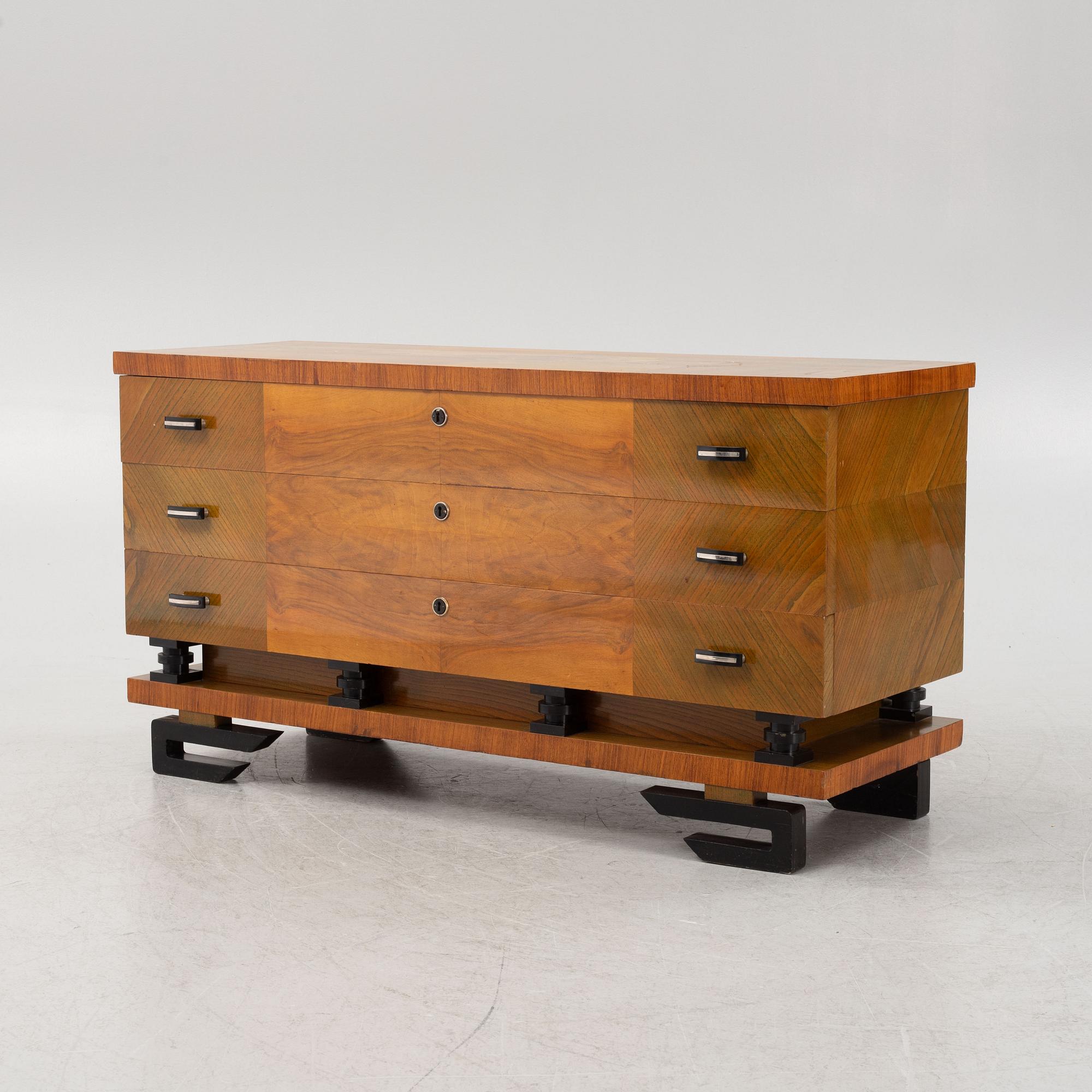Byrå, art deco, KM möbler, 1930-tal.