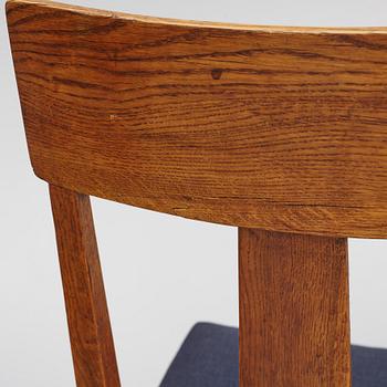 Six Art Nouveau Chairs, early 20th Century.