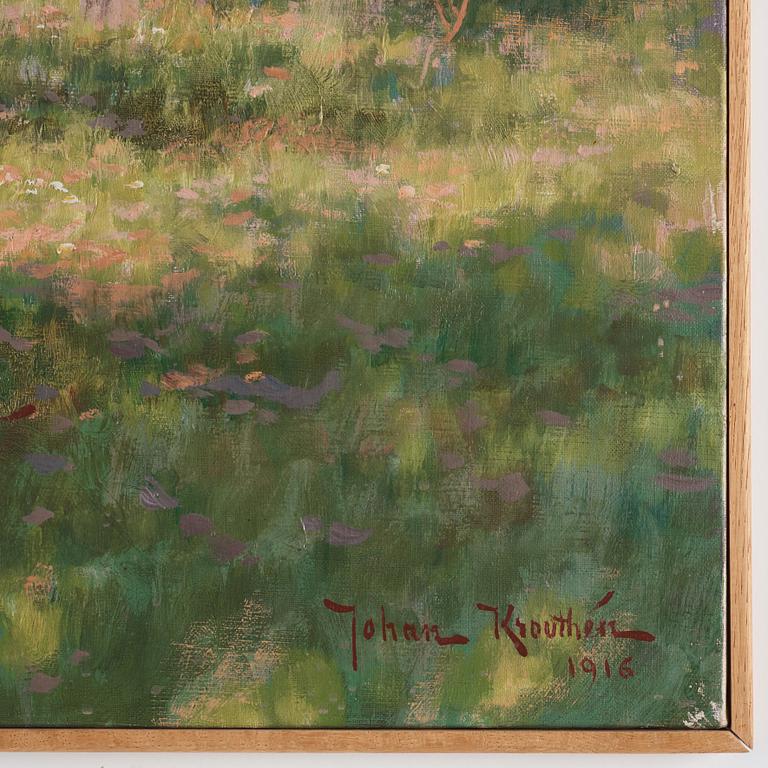 Johan Krouthén, Solbelyst tallskog.