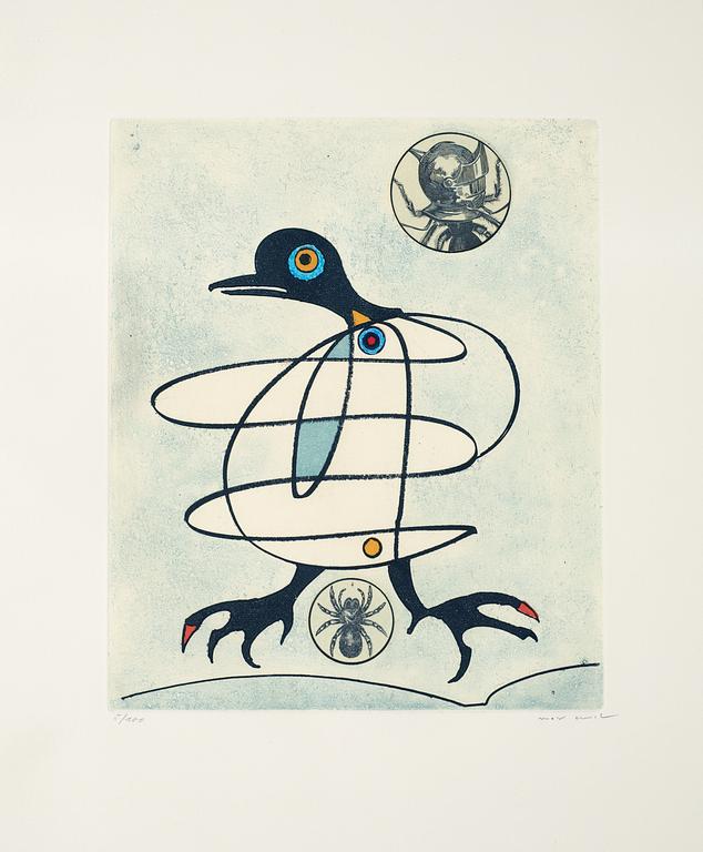 Max Ernst, Utan titel, ur: "Oiseaux en peril".