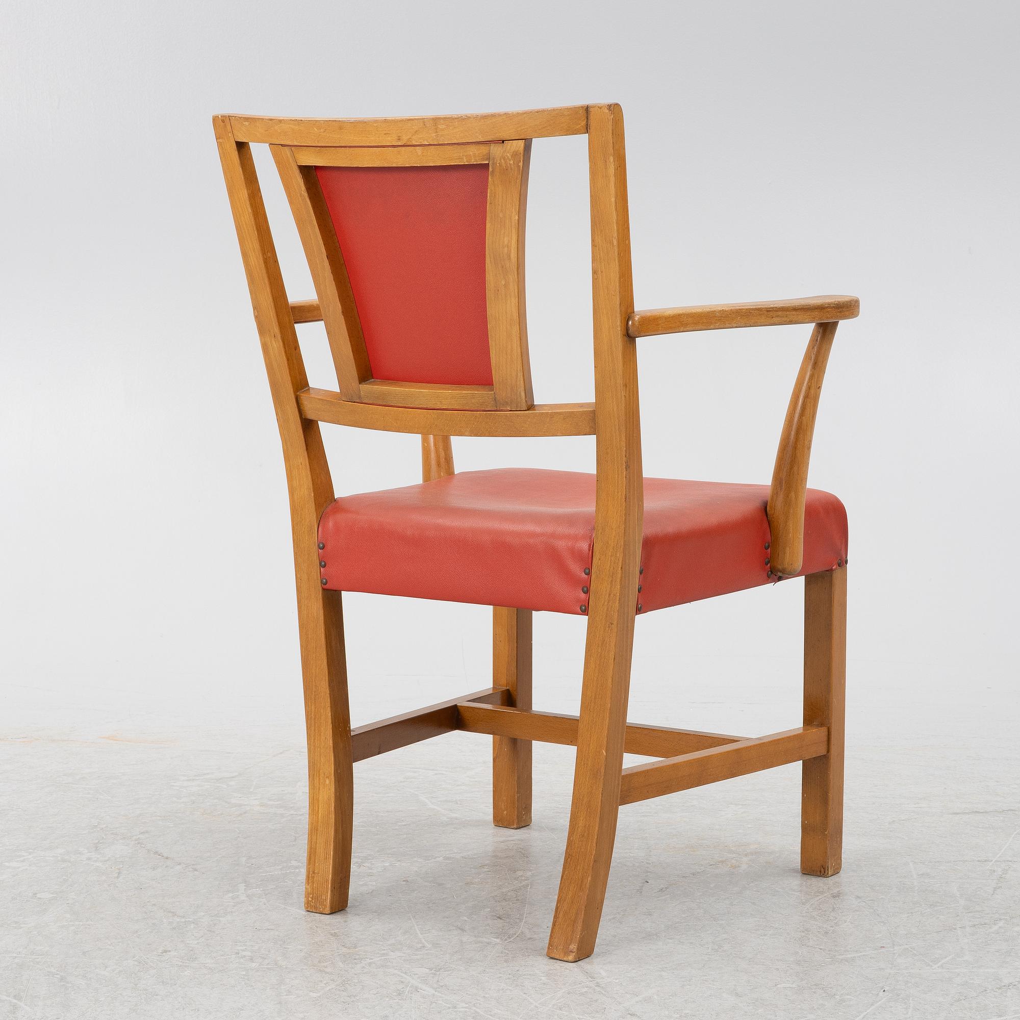 Josef Frank, a model B2163 armchair, Svenskt Tenn.