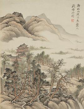 Unidentified artist, China, late Qing dynasty/circa 1900, after Wang Yuanqi (1642-1715).