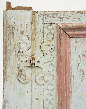 A Swedish baroque cabinet door, later part 17th century,´.