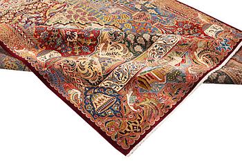 A carpet, Kashmar, ca 332 x 243 cm.