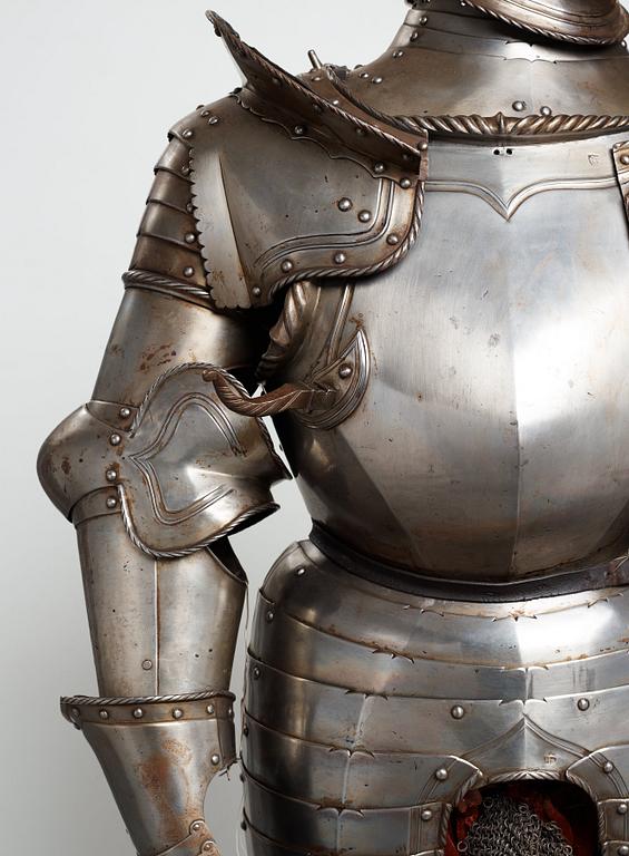 A German metal armour, composite, mid 1500's and later.