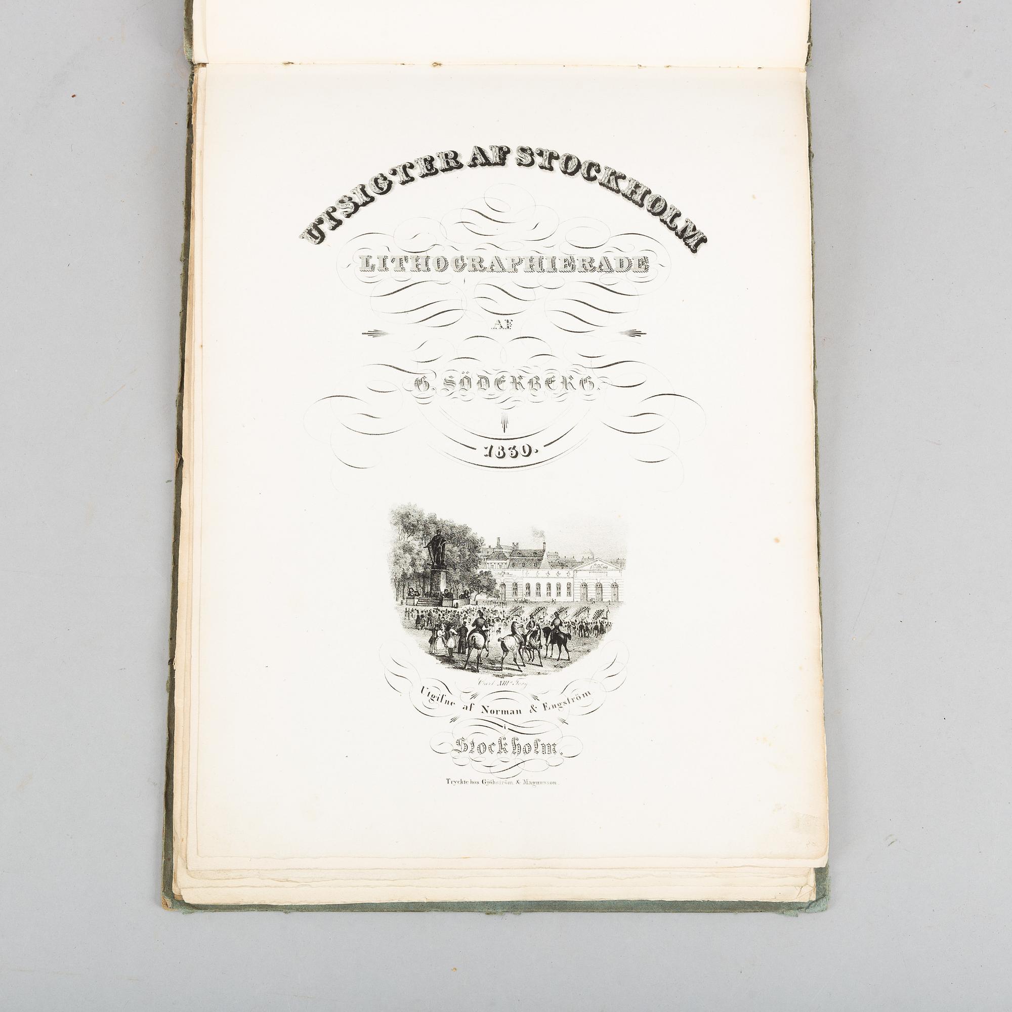 Views of Stockholm and Royal Pleasure Palaces.
