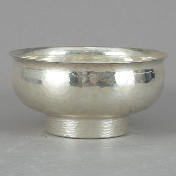 SKÅL, sterlingsilver, Atelier Borgila, Stockholm, 1994, vikt ca 527 gram.