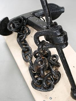 Iron anchor, 20th century.