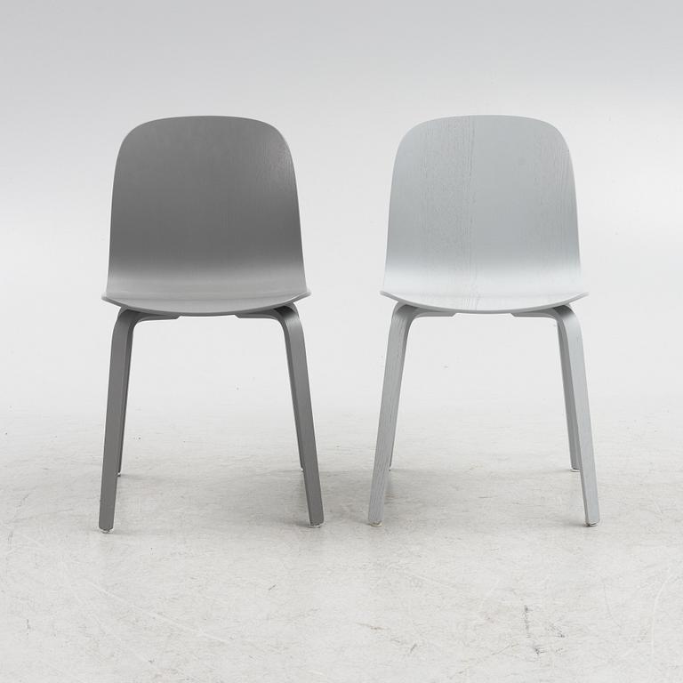 Mika Tolvanen, chairs, 6 pcs, "Visu", Muuto, Denmark.