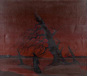 Arvid Broms, Red Landscape.