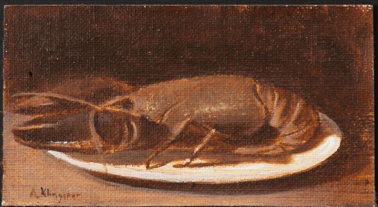 Alexander Klingspor, "Studie av hummer".