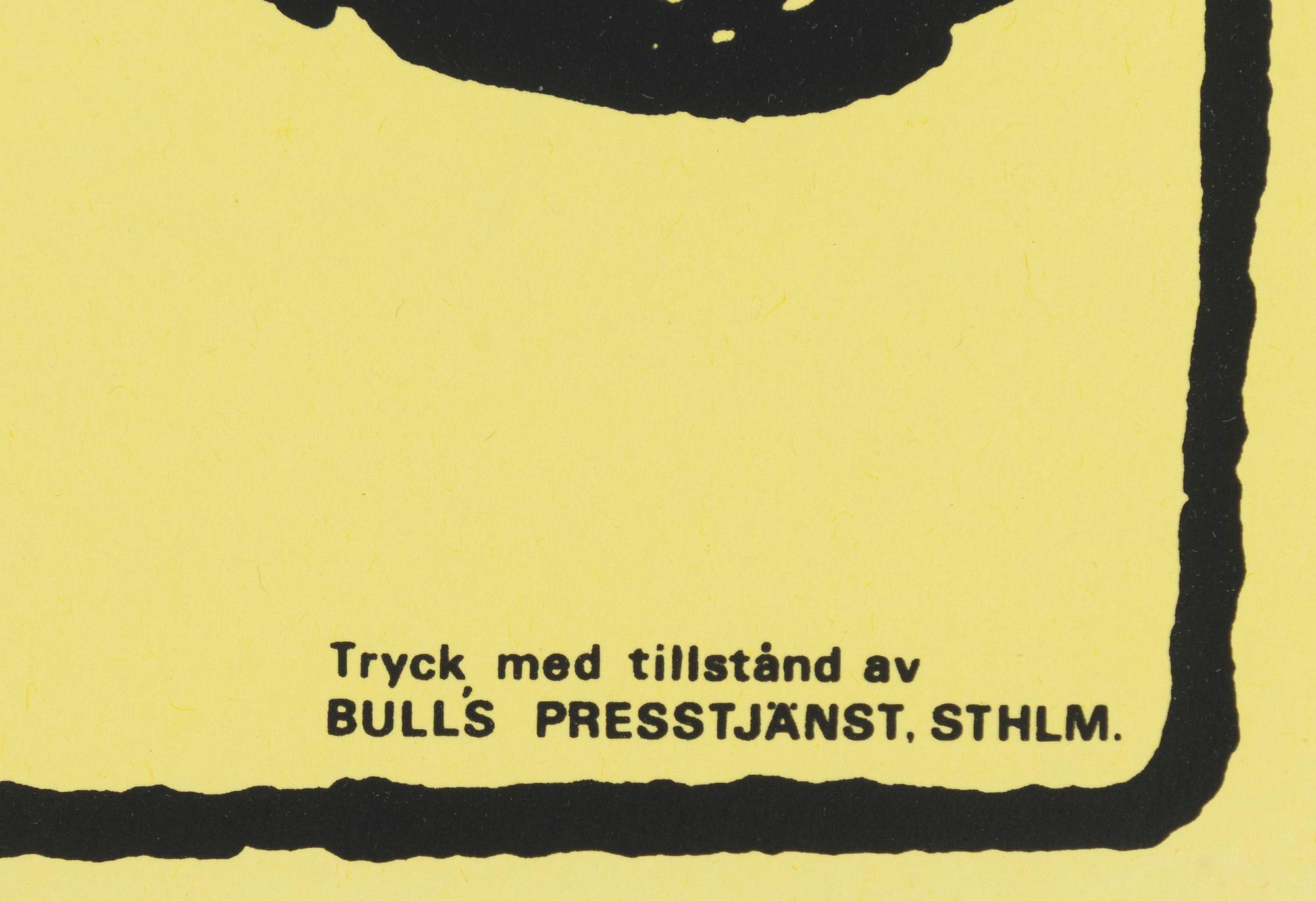 Moomin, offsetposter, "Oj".