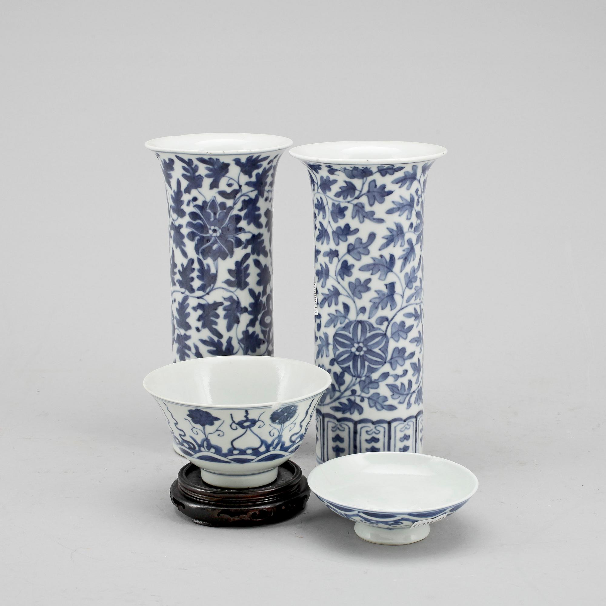 PARTI PORSLIN, 4 delar, modern tillverkning, Kina.