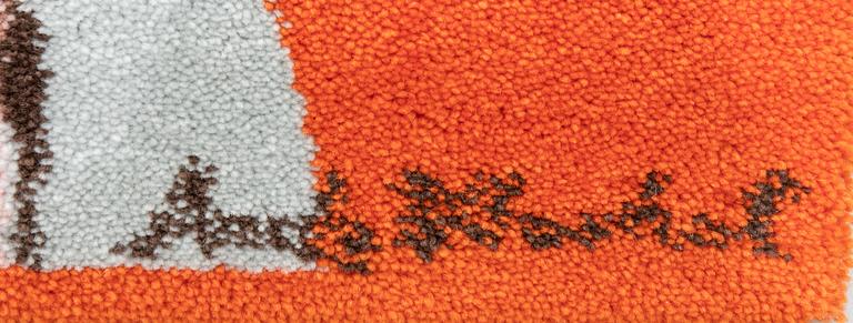 Andy Warhol, efter matta "Shot red Marilyn - 1964" tuftad Ege Danmark.