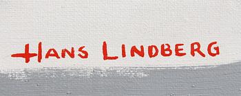 HANS LINDBERG (Komålaren), olja på duk. Sign.