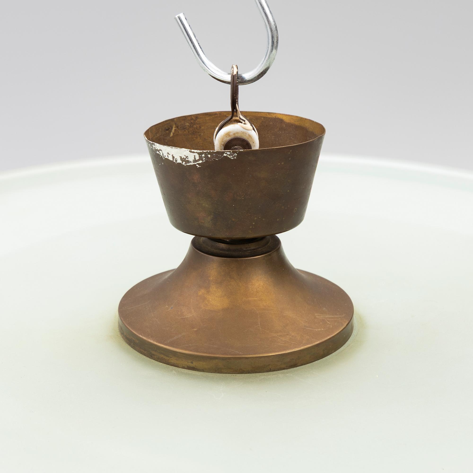 Harald Notini, a ceiling lamp model 10918, Arvid Böhlmarks Lampfabrik, Stockholm, 1930s.