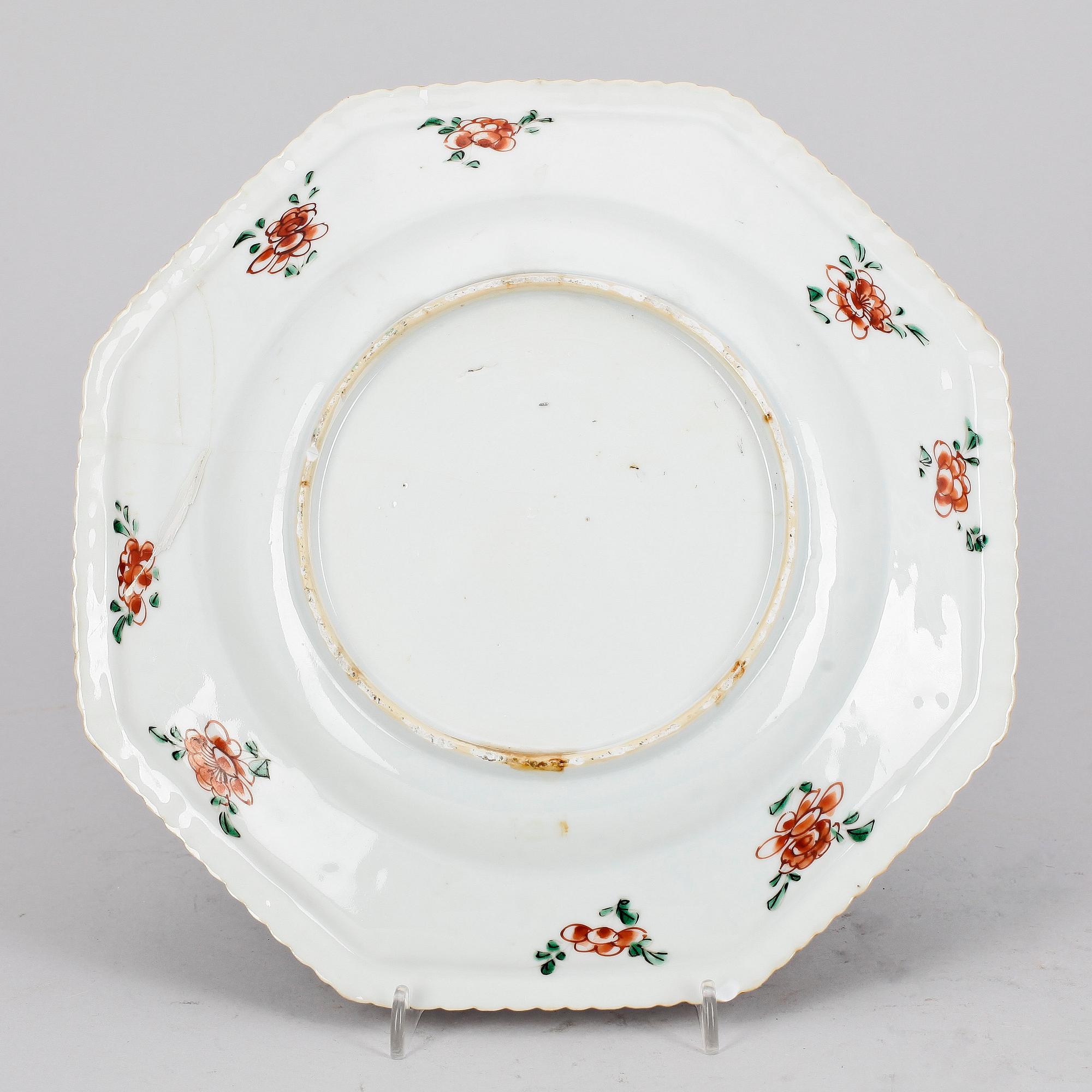 TALLRIK, porslin, Kina, Kangxi (1662-1722).