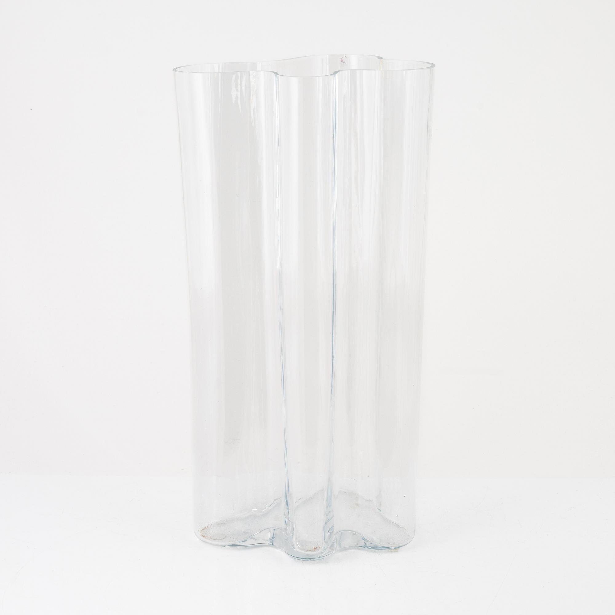 An Alvar Aalto vase, model 0551, signed Alvar Aalto Iittala 2000.