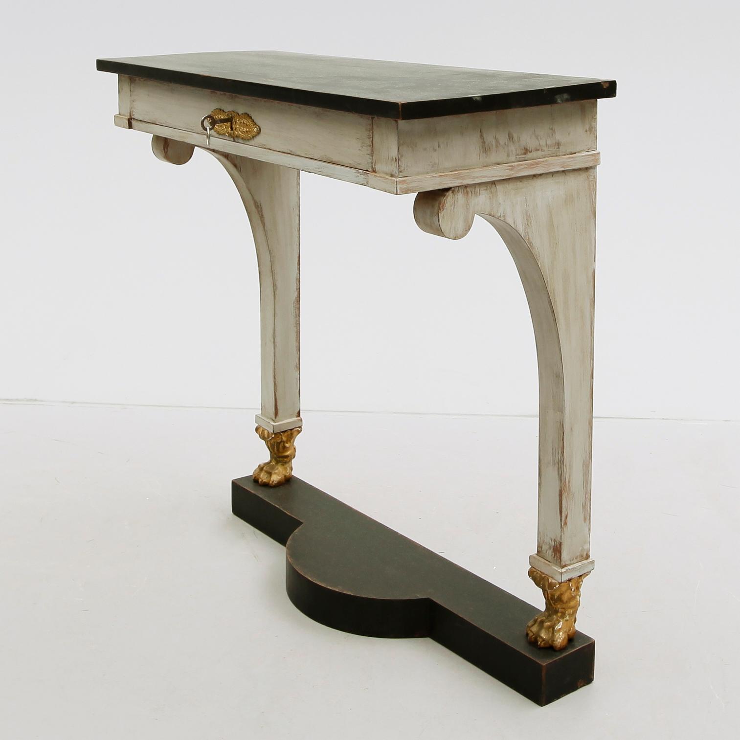 KONSOLBORD, empire, 1800-talets första hälft.