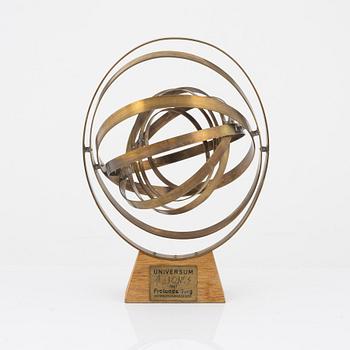 Arne Jones, sculpture, brass.