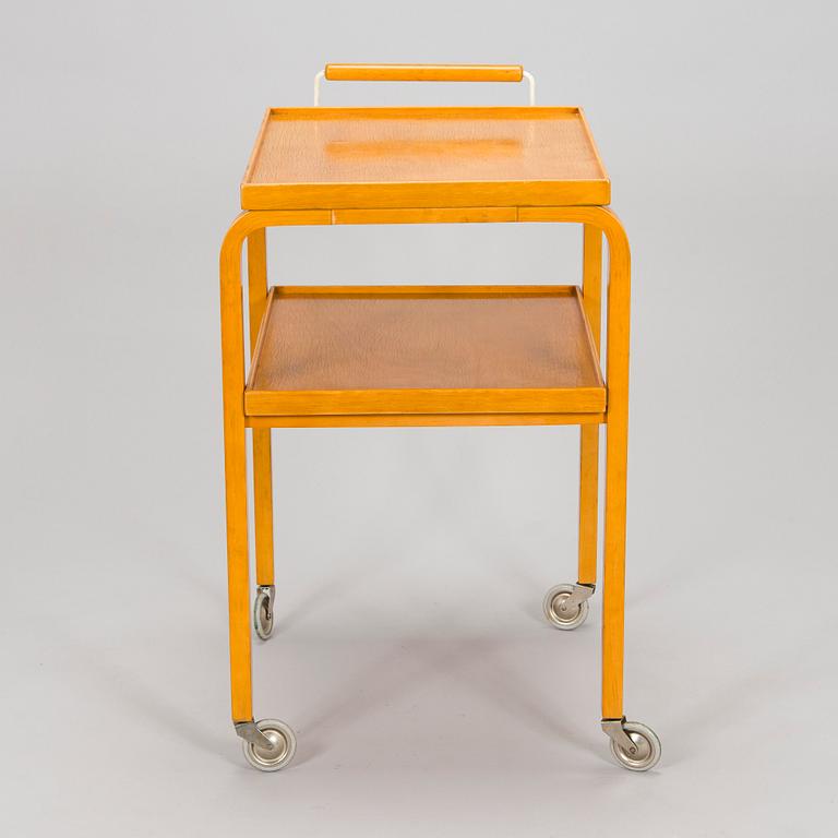 Alvar Aalto, serveringsvagn, modell 99, O.Y. Huonekalu-ja Rakennustyötehdas A.B. 1900-talets mitt.
