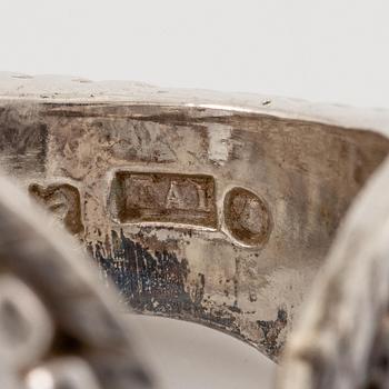 Rosa Taikon, a ring, sterling silver, Stockholm 1994.