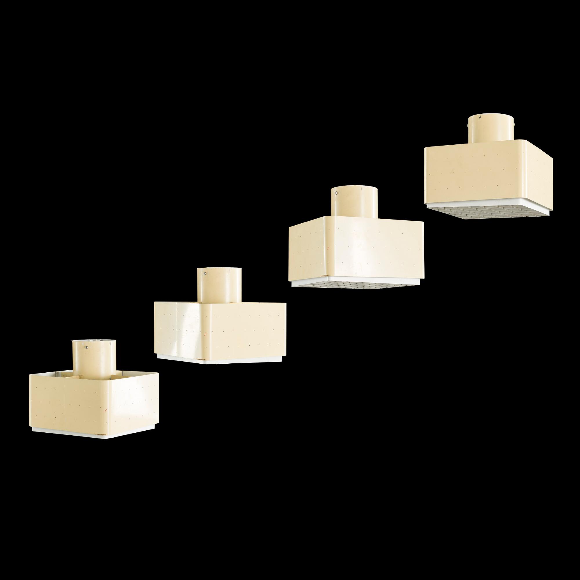 TAKLAMPOR,  4 st, modell AA 59, Itsu, 1900-talets mitt.