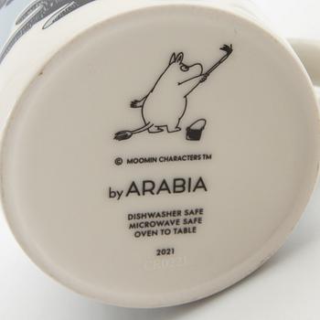 Mugs 8 pcs and 1 plate Moomin characters/ Mumin Arabia Finland.