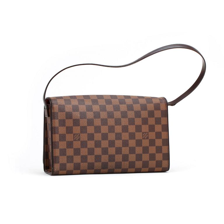 LOUIS VUITTON, a damier ebene shoulder bag, "Tribeca Long".