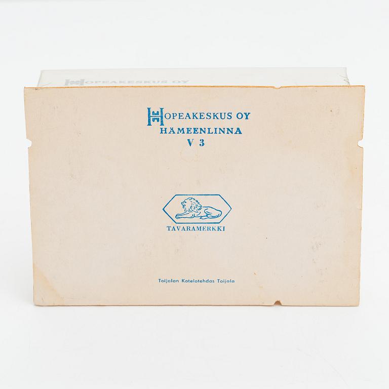 Ryyppykuppeja, 6 kpl, hopeaa, Kultakeskus, Hämeenlinna 1981.