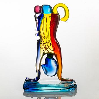 SOILE YLI-MÄYRY, skulptur, "Burning Heart", signerad Soile Yli-Mäyry 2009.