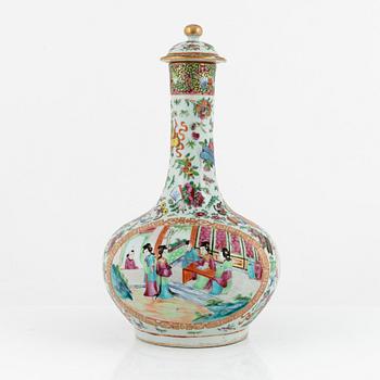 Vas, porslin, Kanton, Kina, 1800-tal.