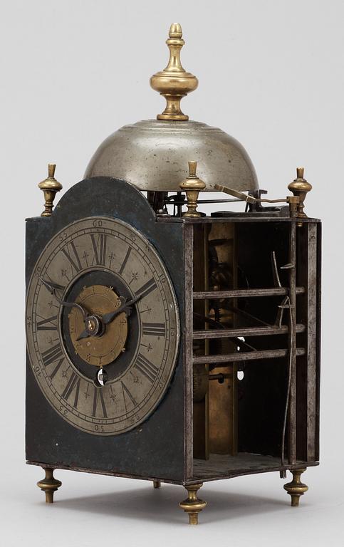 A French 18th century lantern clock.