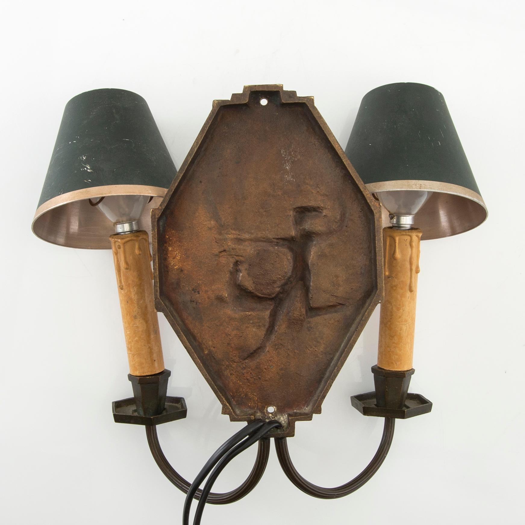 Wall lamp Swedish Modern 1940s.