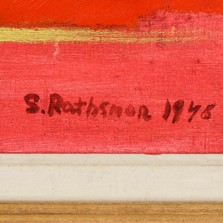 SIRI RATHSMAN, olja på duk, signerad och daterad 1948.