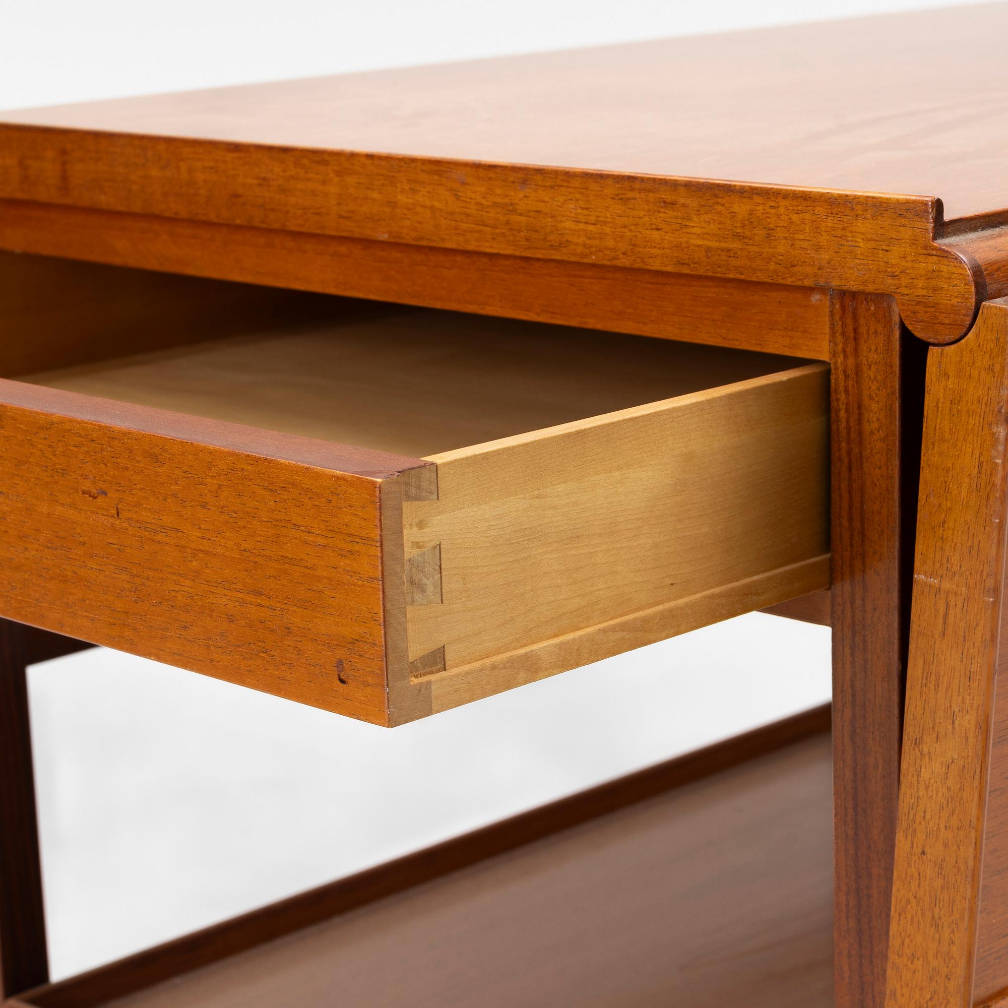 Josef Frank, a model B756 tea trolley, Svenskt Tenn, before 1985.