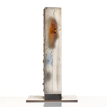 Bertil Vallien, a unique cast glass sculpture, Kosta Boda, Sweden.