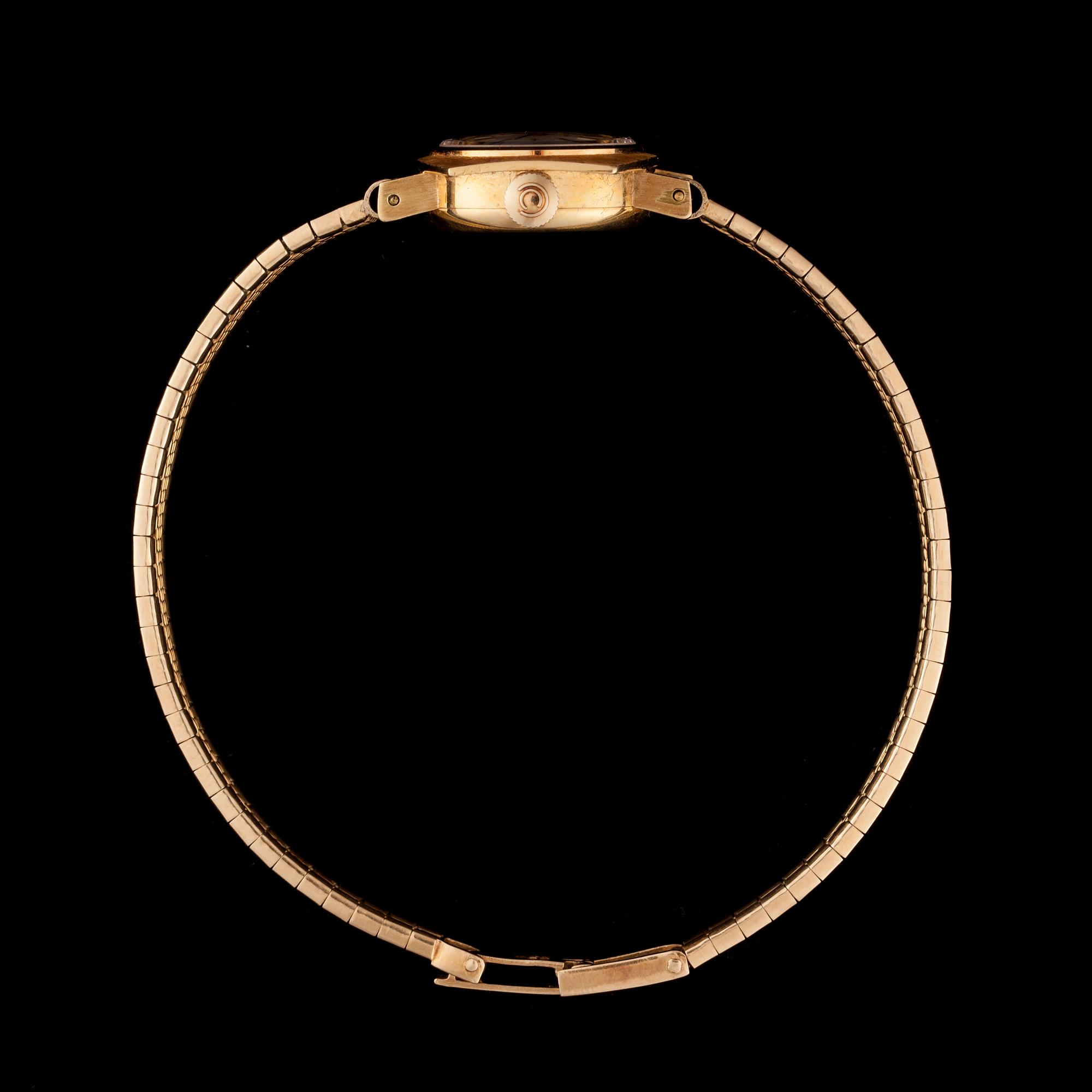 ARMBANDSUR, dam, Certina, 14K guld. Total vikt 25,5 g. 1960-70-tal.