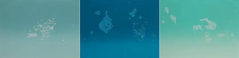 Edward Ruscha, "Blue Suds, Green Suds, Grey Suds".