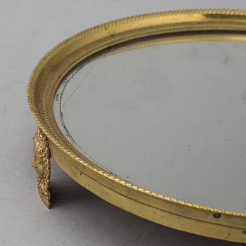 TABLE PLATEAU, empire, probably France. First half of the 19th century.