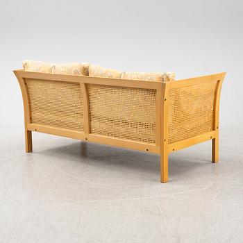 Arne Norell, a 'Rotang' beech and rattan sofa, Norell Möbel AB.