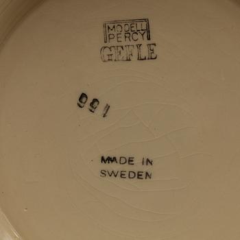 SKÅL, flintgods, Arthur Percy, Gefle, 1900-talets mitt.