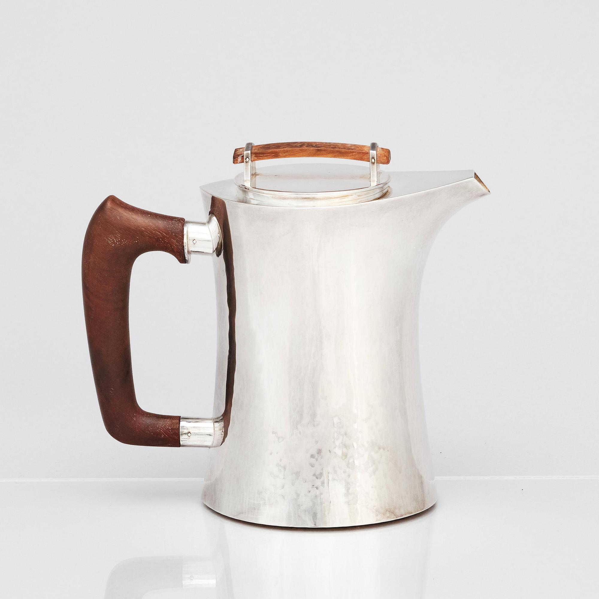 Einar Telander, a sterling silver pitcher, Silversmedja Einar Telander Stockholm 1981.