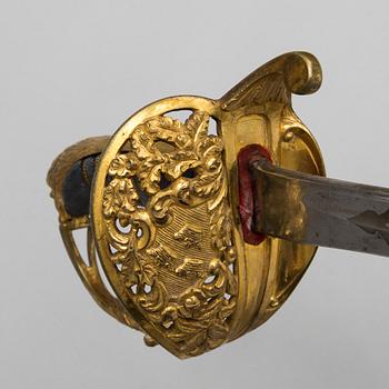 A second half of the 19th century sabre with scabbard.