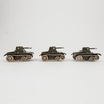 GAMA, 3 stycken stridsvagnar 70/3, Tyskland, 1950-tal.