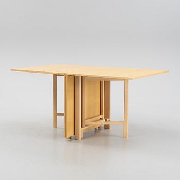 Bruno Mathsson, a birch 'Maria Flap' table,