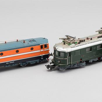 MÄRKLIN, samling lok och vagnar, 1900-talets andra hälft.