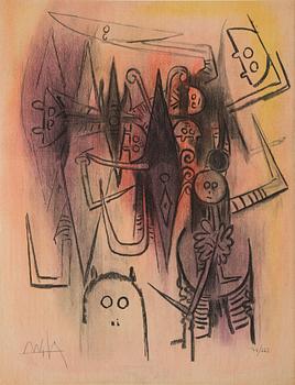 WIFREDO LAM, lithographs in colour, signed and numbered 78/262.