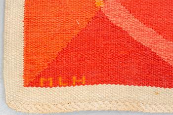 Ingrid Dessau, a carpet, flat weave, ca 211 x 204,5 cm, signed MLH ID.