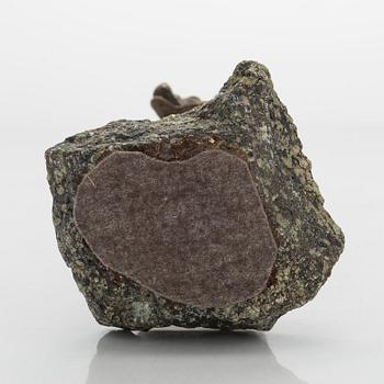 A Russian bronze candle holder, circa 1900.